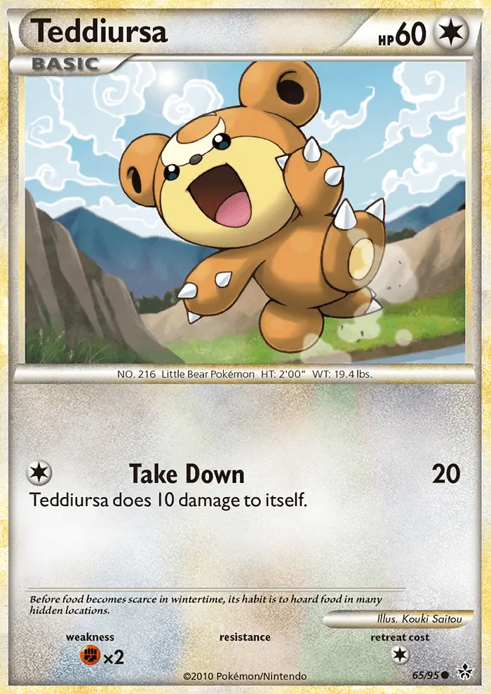 Card image of Teddiursa