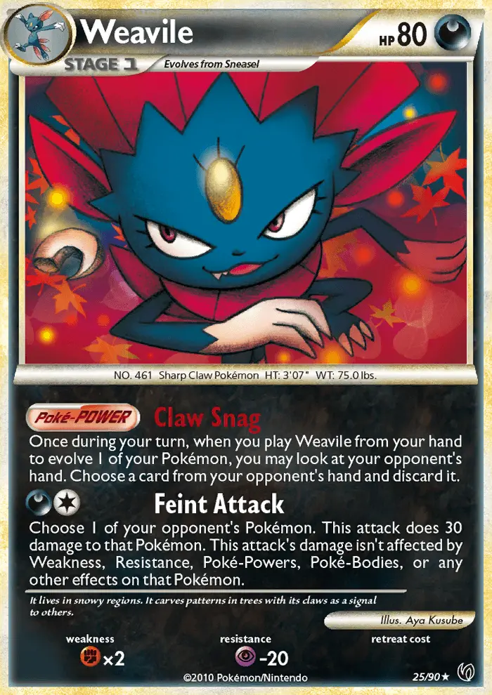 Card image of Weavile