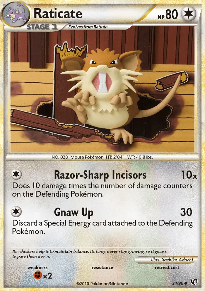 Card image of Raticate