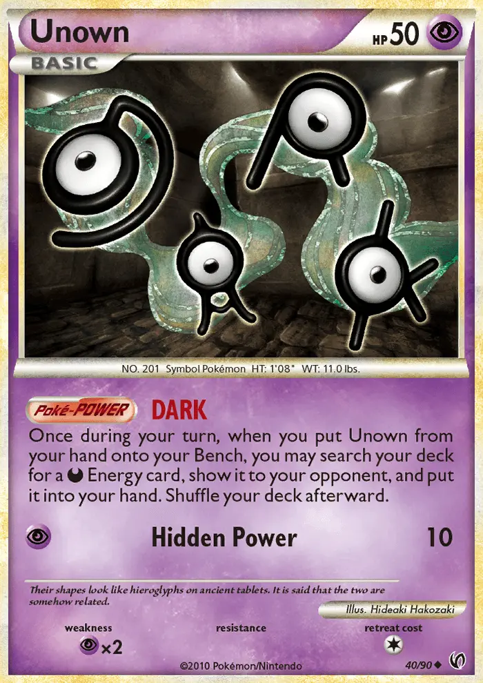 Card image of Unown