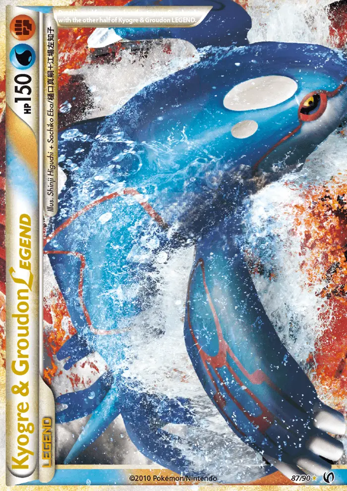 Card image of Kyogre & Groudon LEGEND