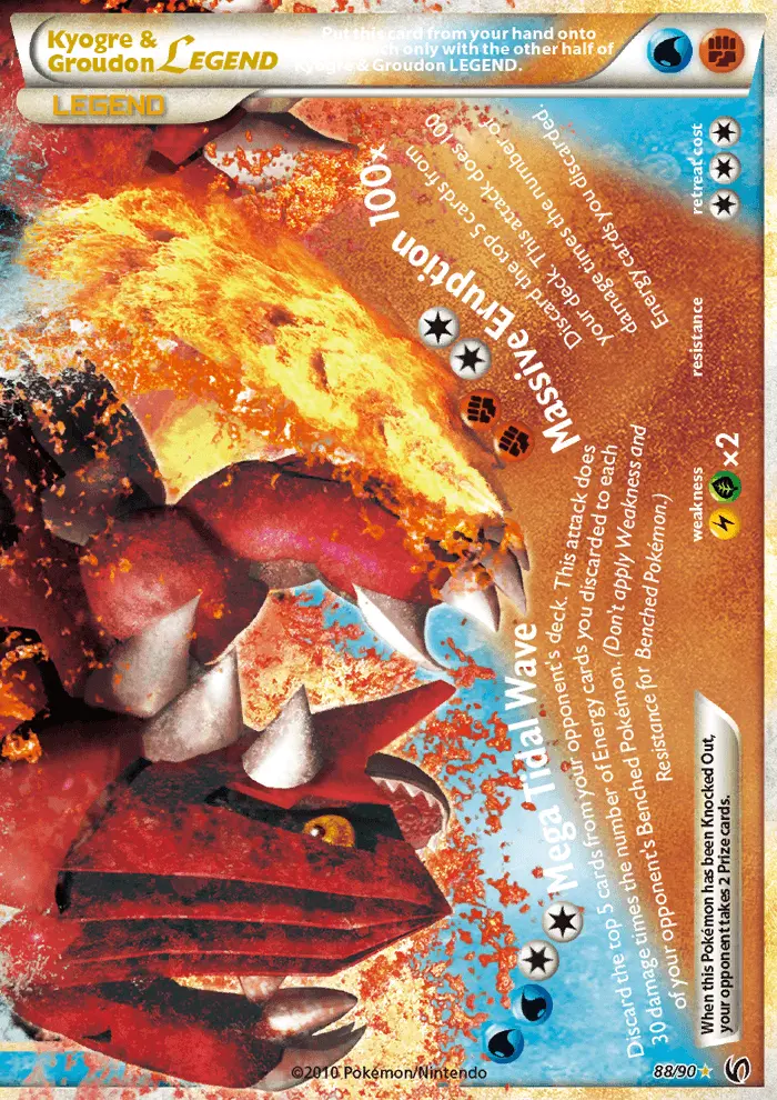 Card image of Kyogre & Groudon LEGEND