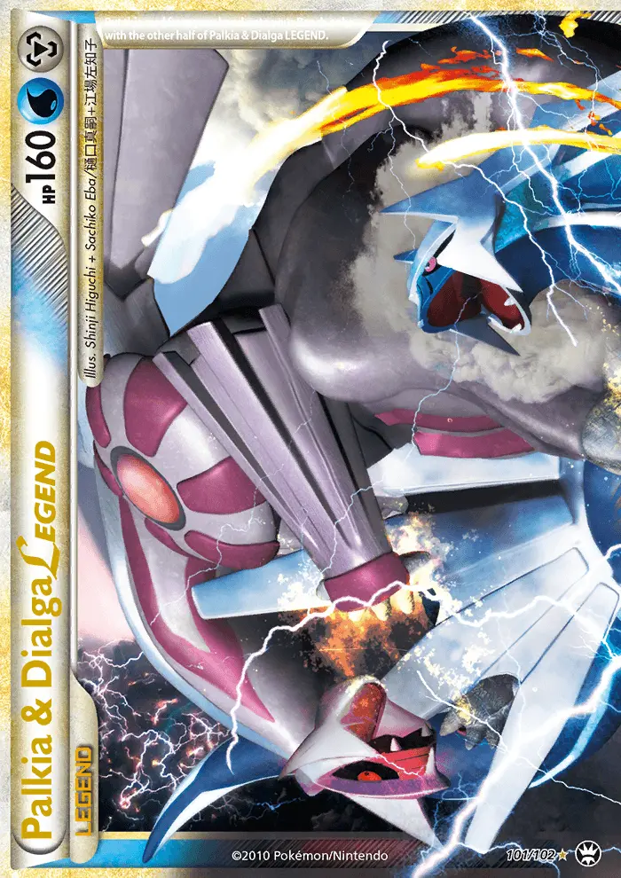 Card image of Palkia & Dialga LEGEND