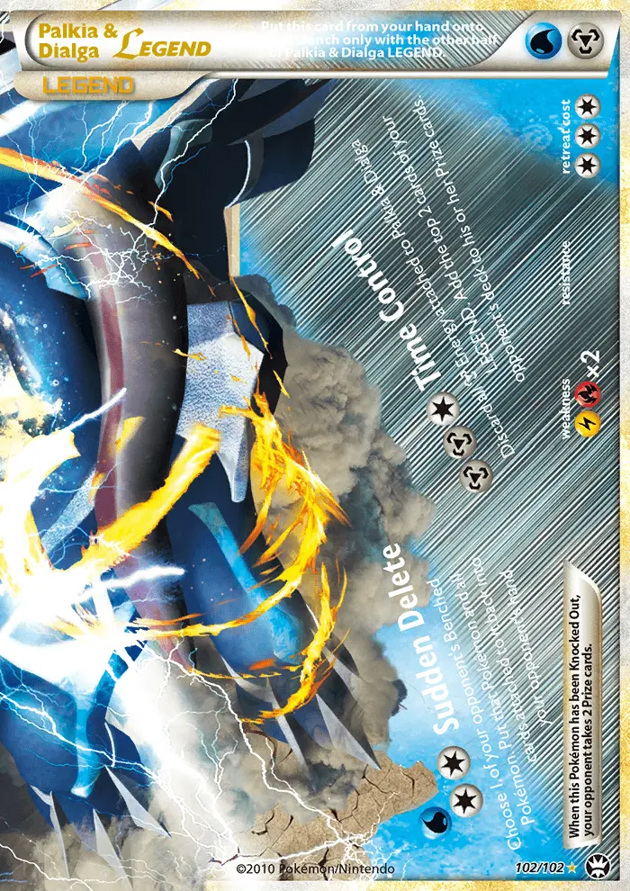Card image of Palkia & Dialga LEGEND