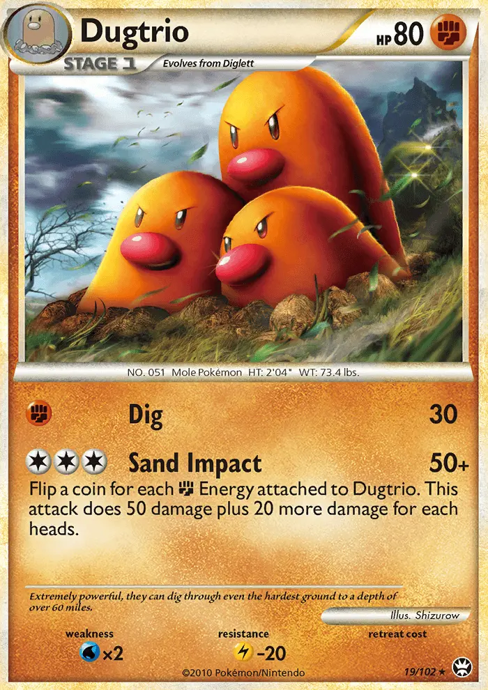 Card image of Dugtrio