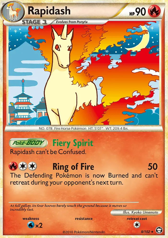 Card image of Rapidash