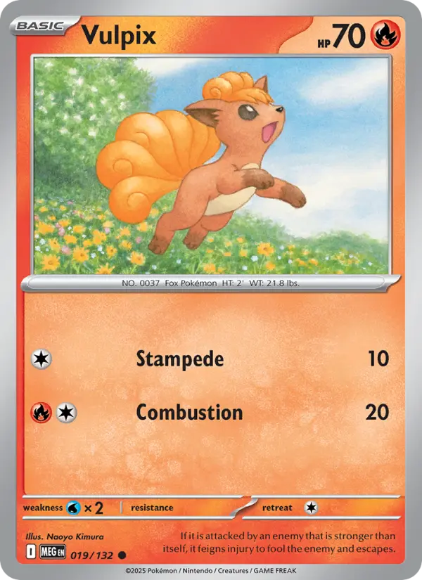Card image of Vulpix