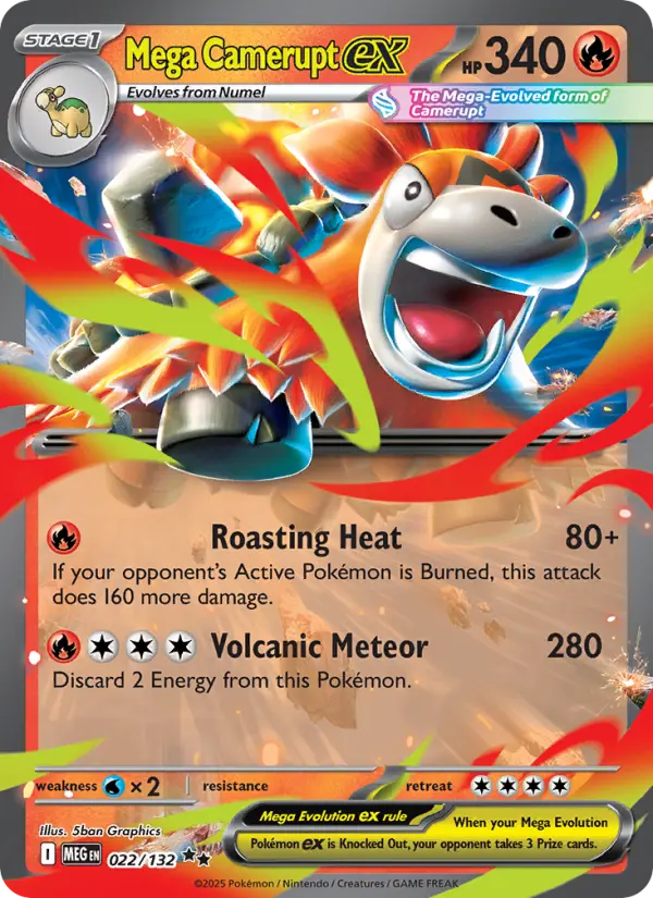 Card image of Mega Camerupt ex