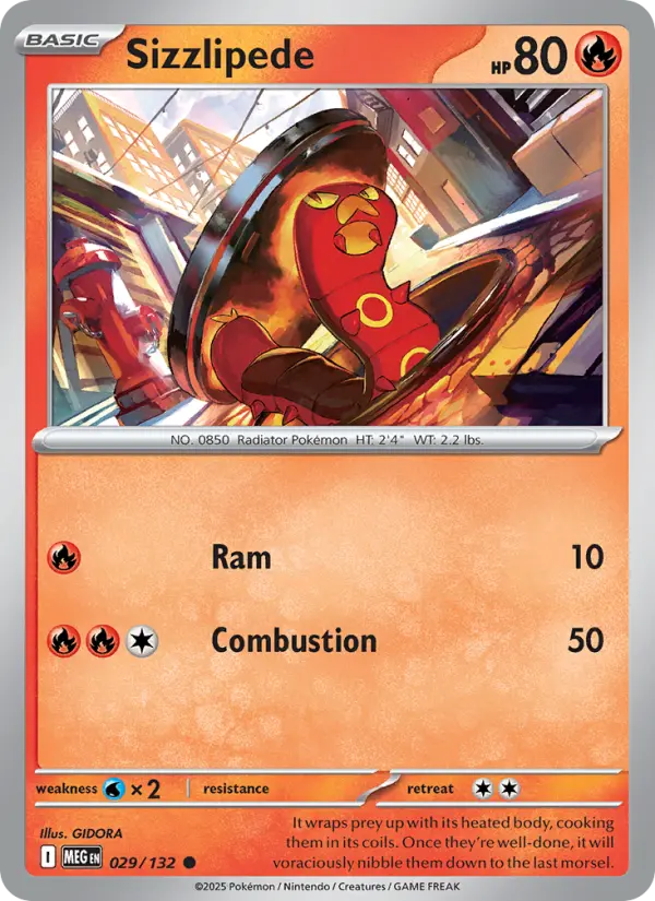 Card image of Sizzlipede
