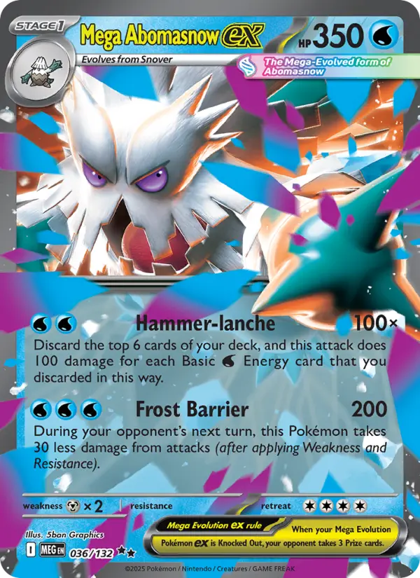 Card image of Mega Abomasnow ex