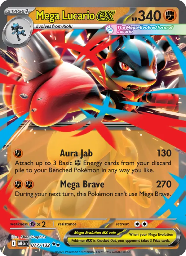 Card image of Mega Lucario ex