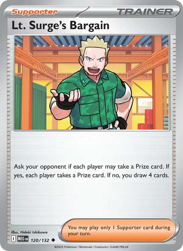 Card image of Lt. Surge's Bargain
