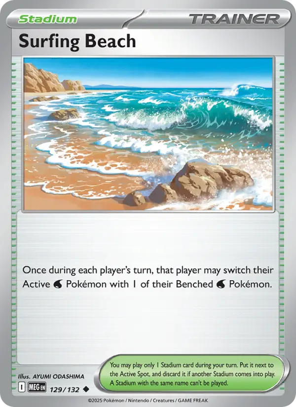 Card image of Surfing Beach
