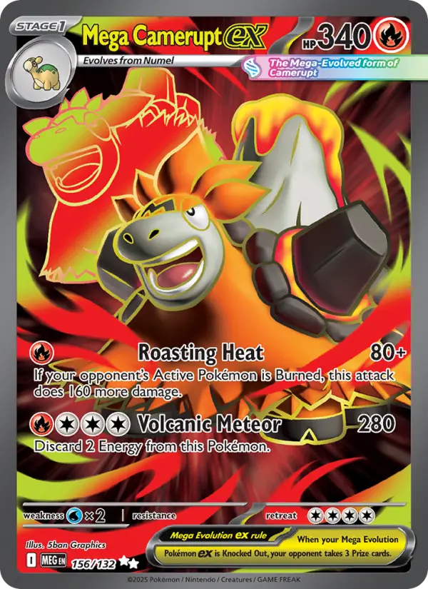 Card image of Mega Camerupt ex