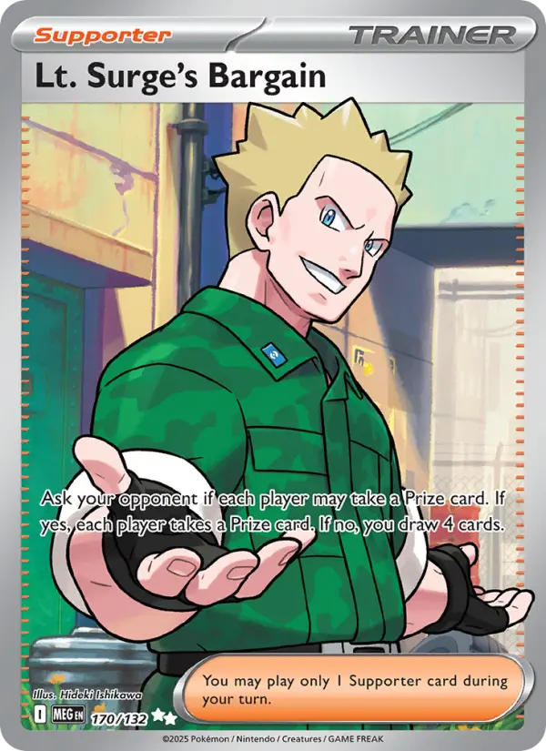 Card image of Lt. Surge's Bargain