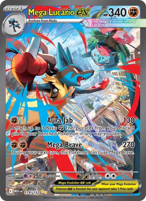Card image of Mega Lucario ex
