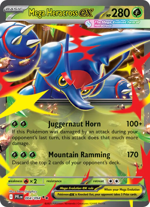 Card image of Mega Heracross ex