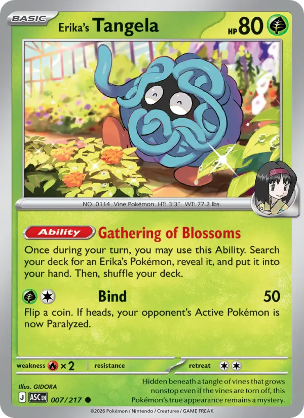 Card image of Erika's Tangela