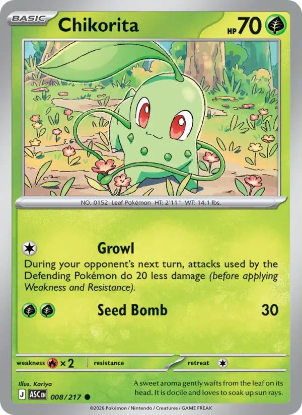 Card image of Chikorita