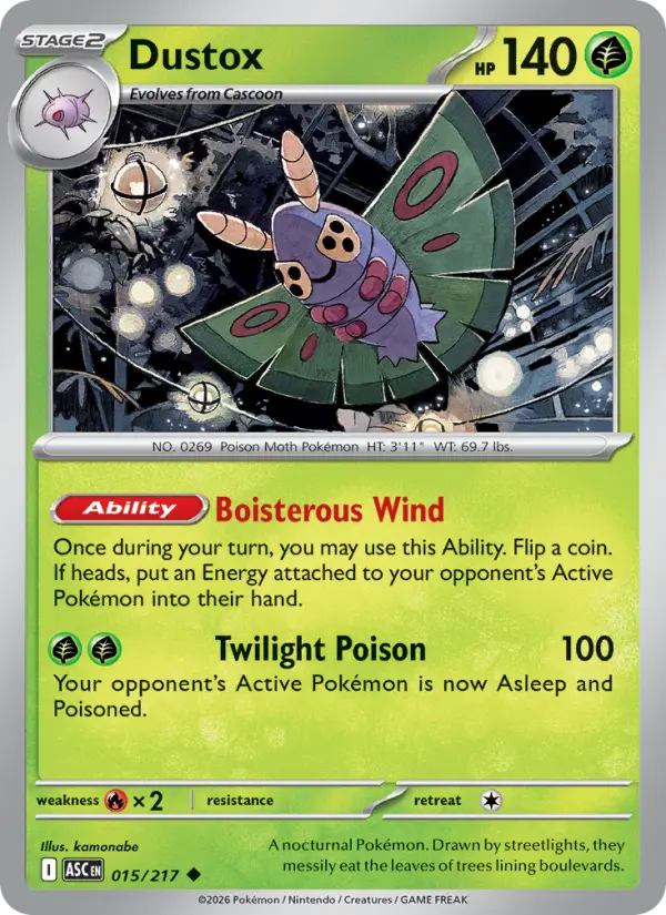 Card image of Dustox