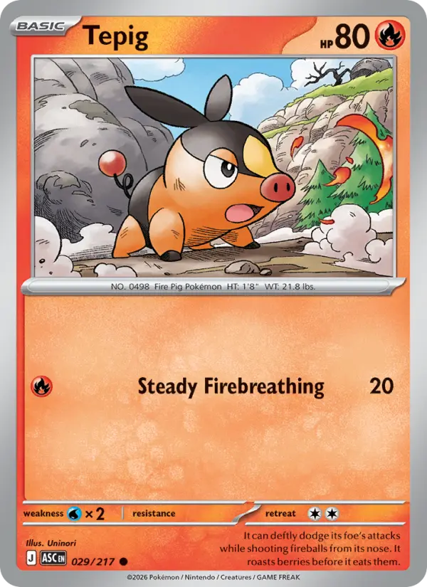 Card image of Tepig