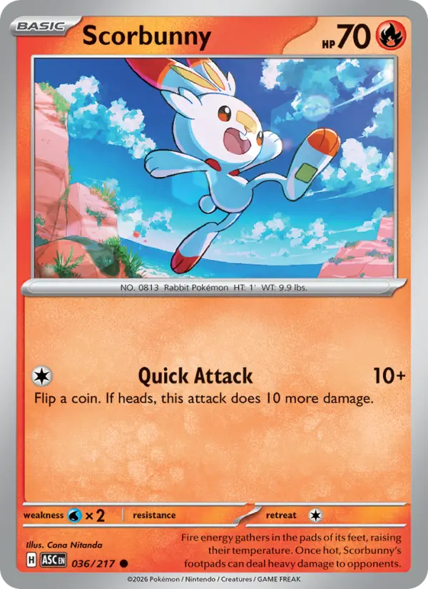 Card image of Scorbunny