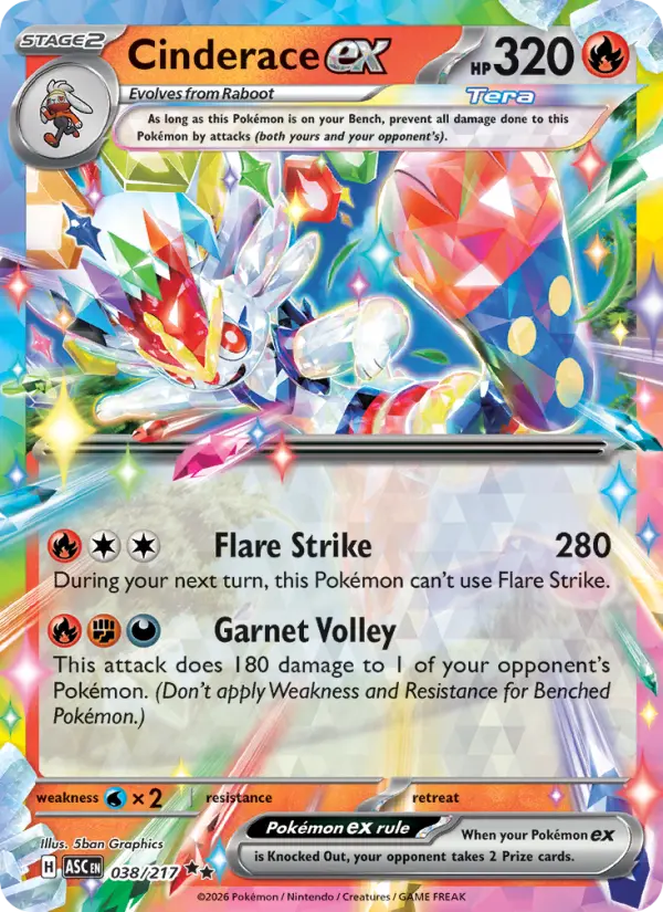 Card image of Cinderace ex