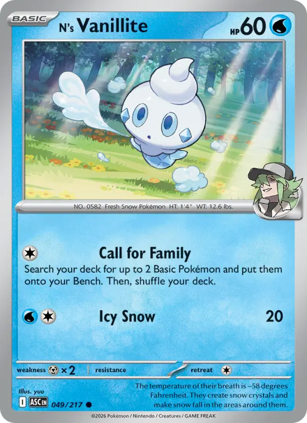 Card image of N's Vanillite