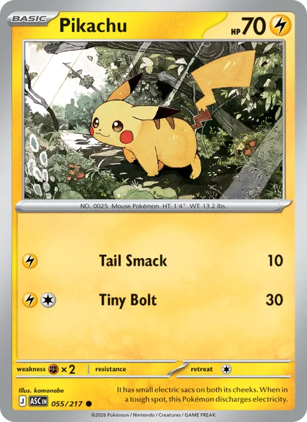 Card image of Pikachu