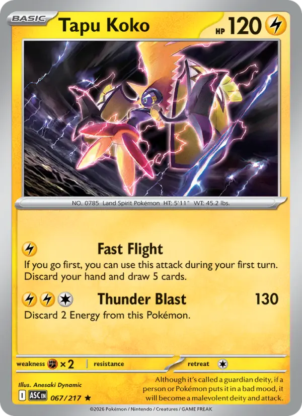 Card image of Tapu Koko