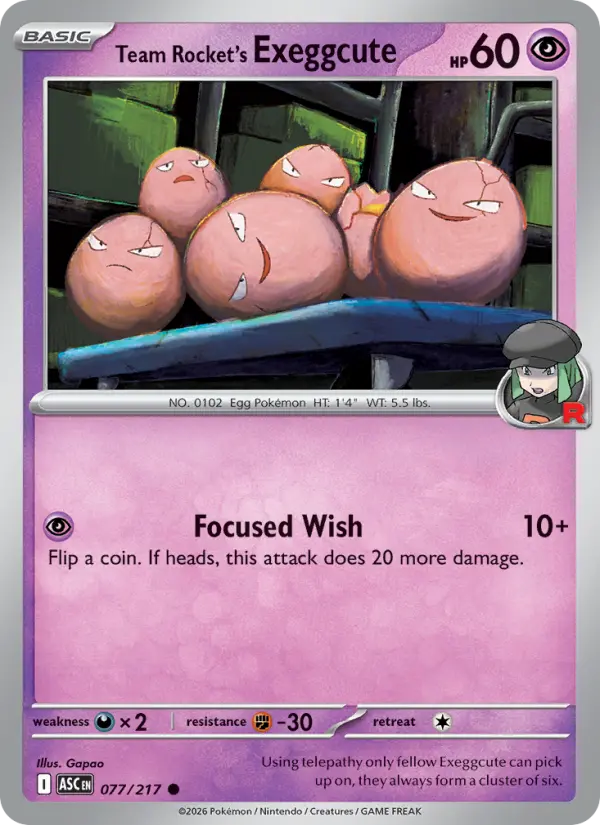 Card image of Team Rocket's Exeggcute
