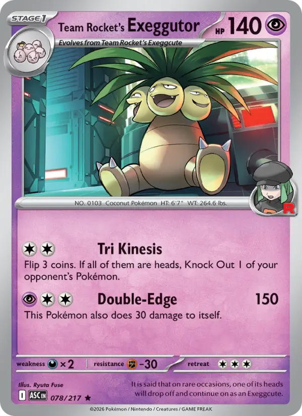 Card image of Team Rocket's Exeggutor