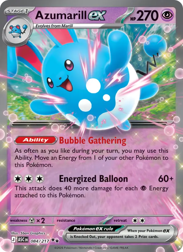 Card image of Azumarill ex