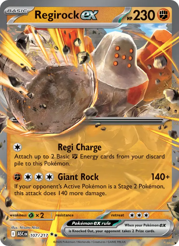 Card image of Regirock ex