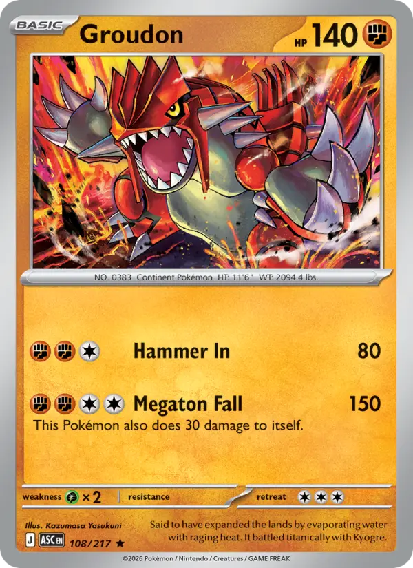 Card image of Groudon