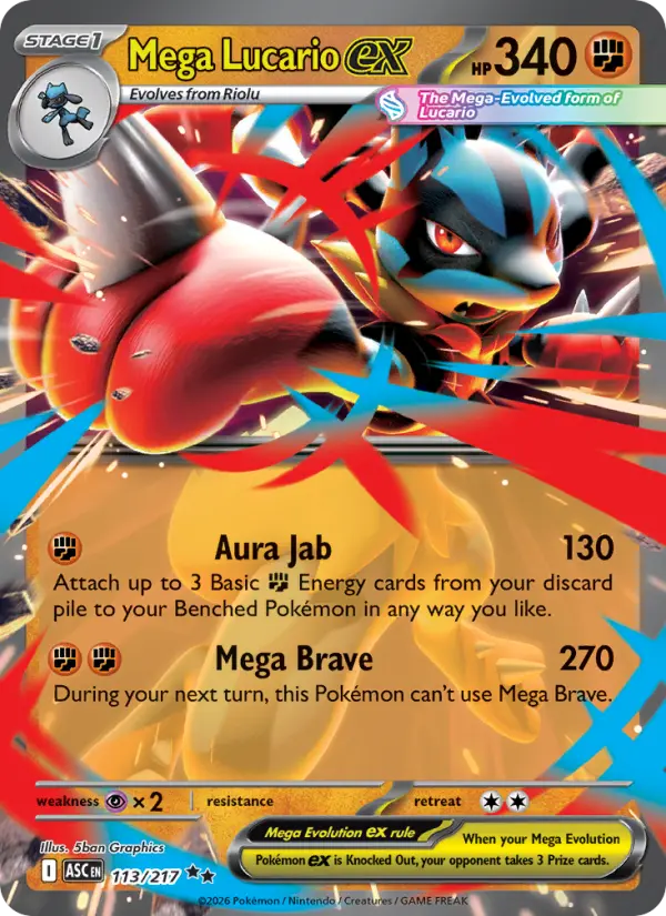 Card image of Mega Lucario ex