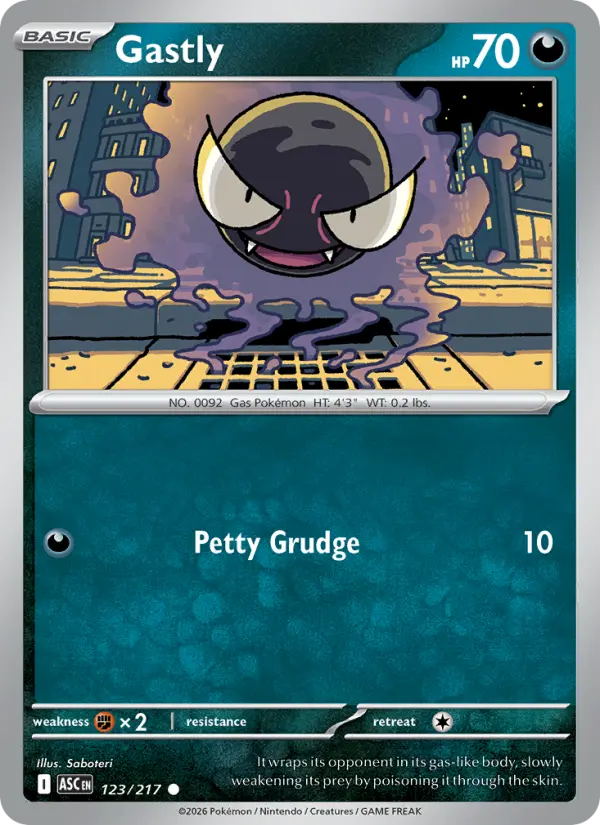 Card image of Gastly