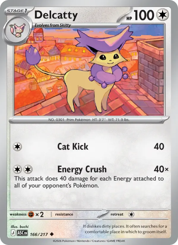 Card image of Delcatty