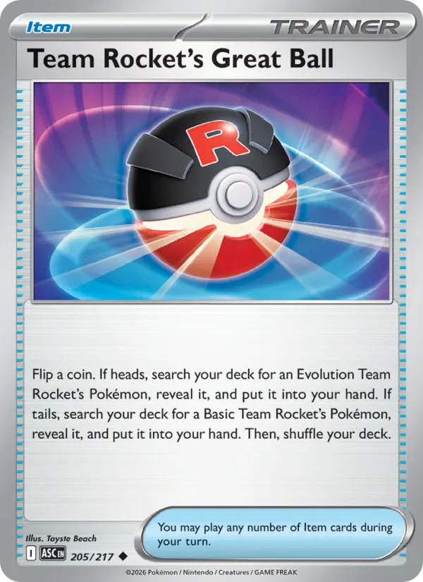 Card image of Team Rocket's Great Ball