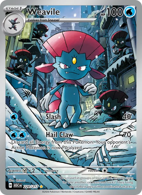 Card image of Weavile
