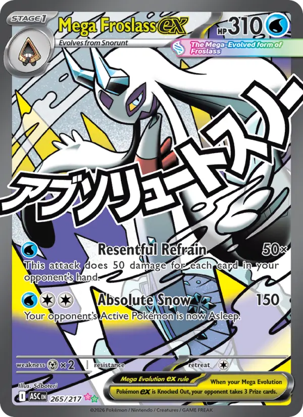 Card image of Mega Froslass ex