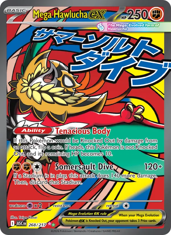 Card image of Mega Hawlucha ex