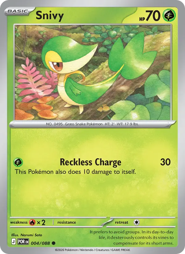 Card image of Snivy