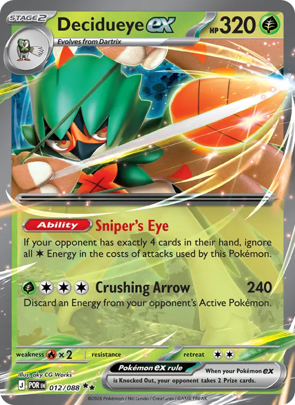Card image of Decidueye ex