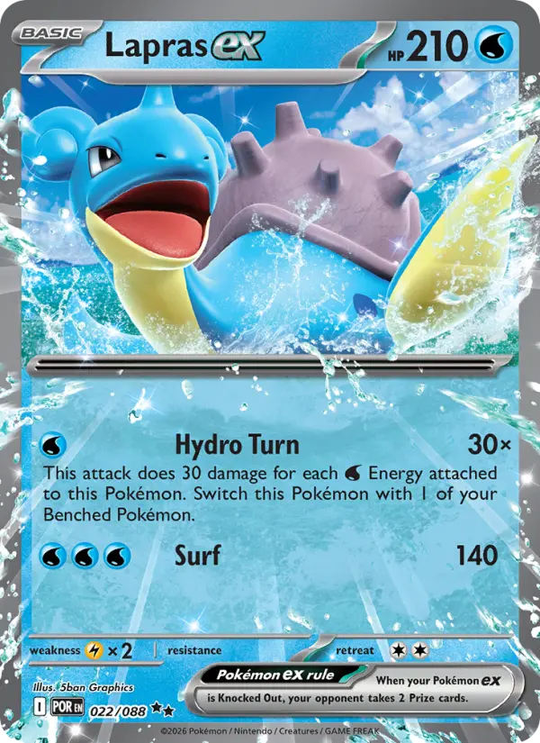 Card image of Lapras ex