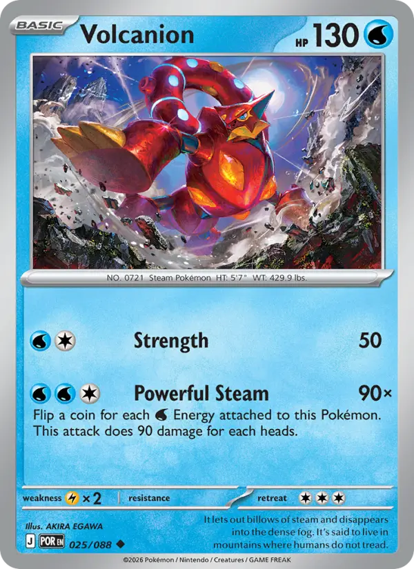 Card image of Volcanion