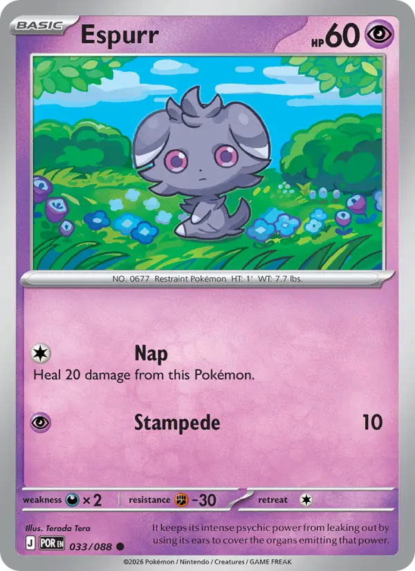 Card image of Espurr