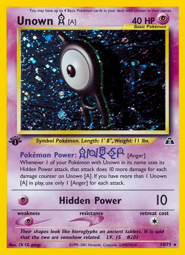 Card image of Unown [A]