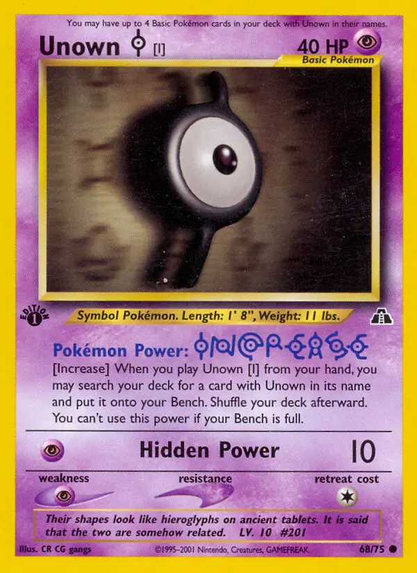 Card image of Unown [I]