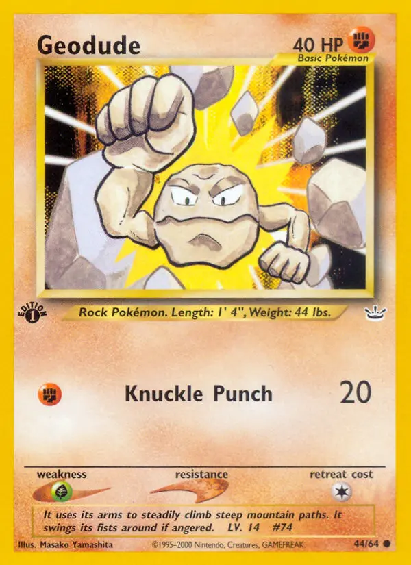 Card image of Geodude
